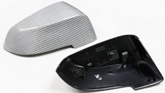 F10 LCI Carbon Mirror Cover Replacement Silver